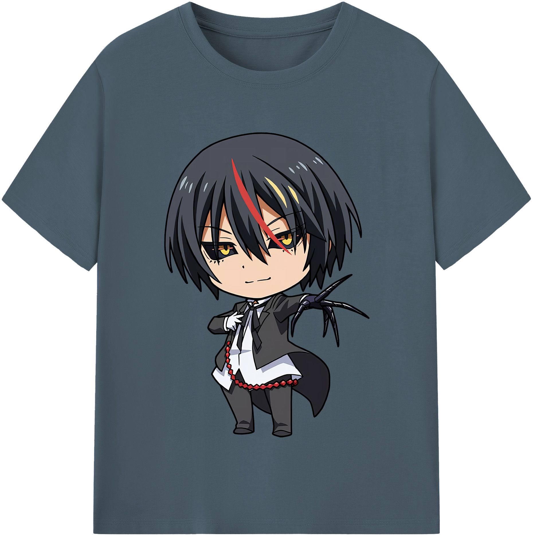 （画像用） 転スラ Regarding Reincarnated to Slime 綿100％半袖Tシャツ（フロントプリント）